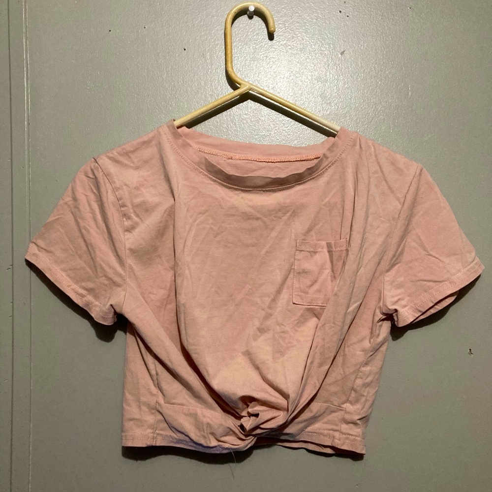 Twisted crop top small